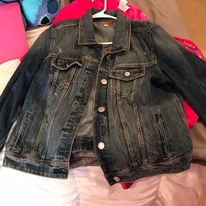 AMERICAN EAGLE WOMENS DENIM JACKET SIZE XL